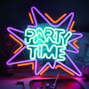 Lively PARTY TIME Neon Sign