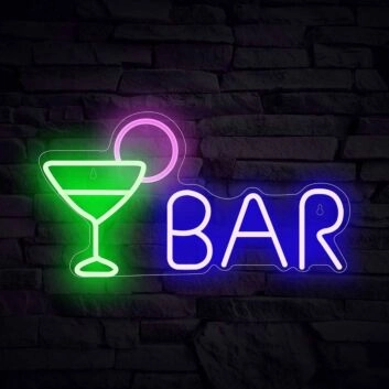 Customize Cocktail Bar Sign Neon Light