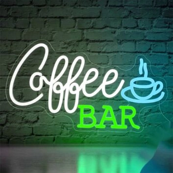 Customize Coffee Bar Moments Neon Sign