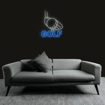 Customize Golf Swing Icon Neon Sign