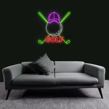 Customize Golf Gear Set Neon Sign