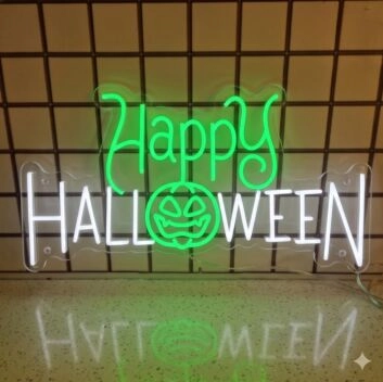 Happy HALLOWEEN Celebration Neon Sign