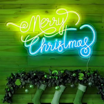 Merry Christmas Neon Sign
