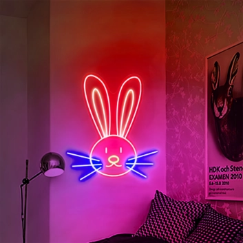 Easter Bunny Neon Sign