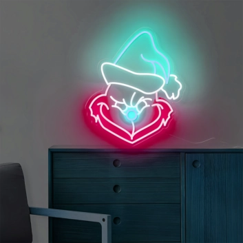 Christmas Santa Claus Neon Sign