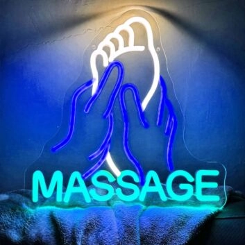 MASSAGE Foot Reflexology Neon Sign