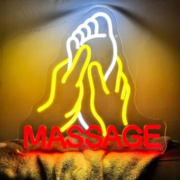 MASSAGE Foot Reflexology Neon Sign