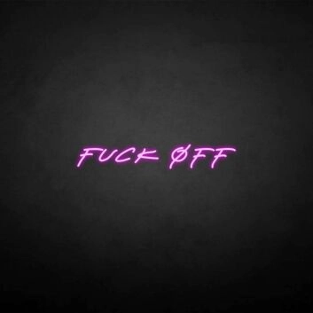 fxxk off neon sign