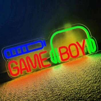 Customize Gaming Boy Neon Sign