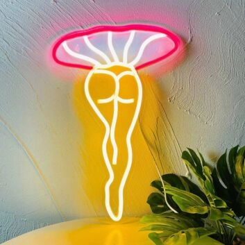 Ballet Skirt and Leg Lines Neon Sign
