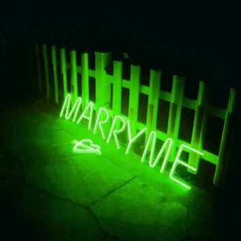 Marry Me Proposal Style 1 Neon Sign