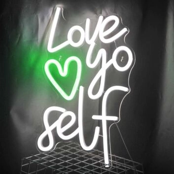 Love Yourself Neon Sign to Light Up Your Room