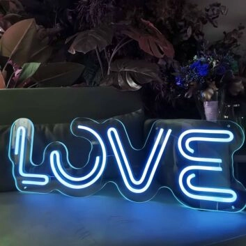 LOVE Wedding Style 1 Neon Sign