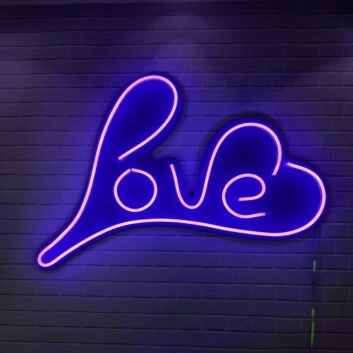 LOVE Wedding Style 2 Neon Sign