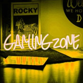 Gaming Zone Game Neon Sign
