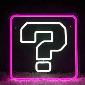 Super Mario Bros. Question Block LED Neon Light