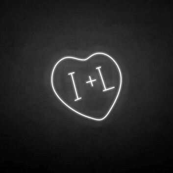 I+I&#39; neon sign