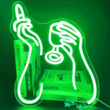 Elegant Drinking Bar Neon Sign