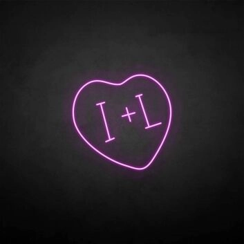 I+I&#39; neon sign