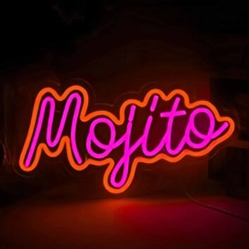 Mojito Bar Drink Neon Sign