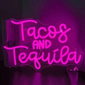 Tacos and Tequila LED Sign
