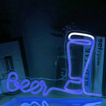 Customize Creative Beer Bottle Neon Sign
