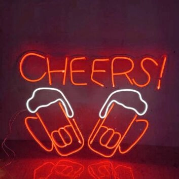 Customize Cheers Toasting style2 Neon Sign