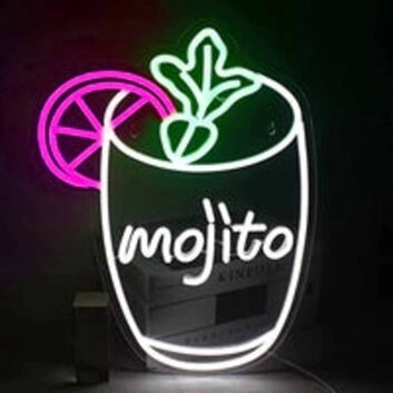 Customize Mojito Drink Neon Sign
