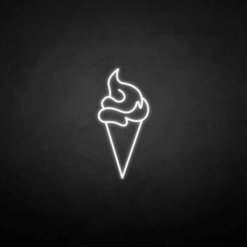 Ice Cream 4&#39; neon sign