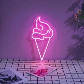 Ice Cream 4&#39; neon sign