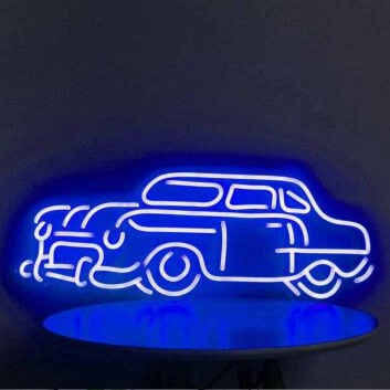 Vintage Car Neon Sign
