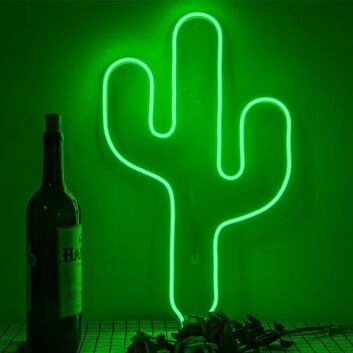 Cactus Neon Sign
