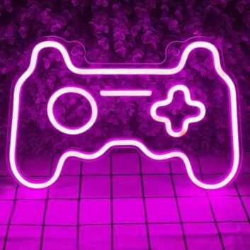Cool Gaming Keyboard Neon Sign