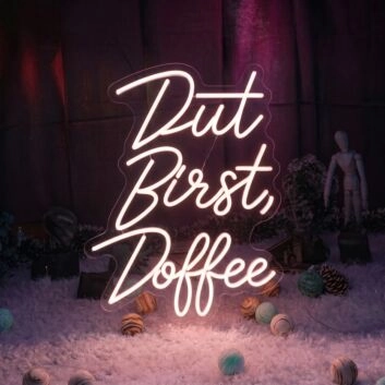 But First Coffee Neon Sign for Cafes and Coffee Shops