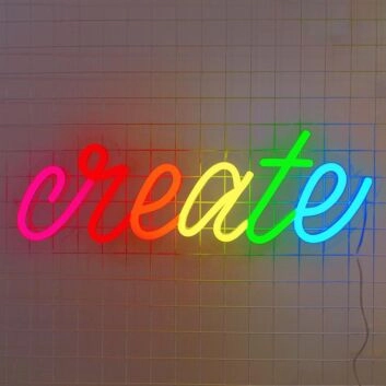 Create Neon Sign for Inspirational and Creative Spaces