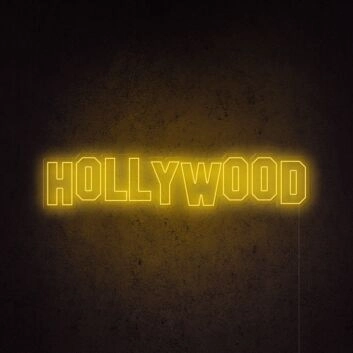 Hollywood Neon Sign for Movie Lovers and Studios