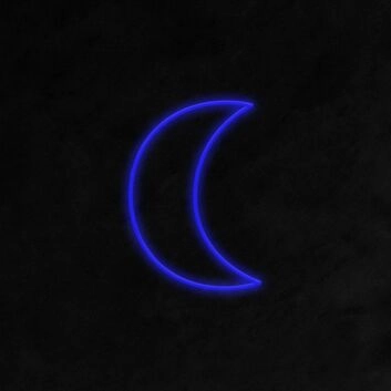 Moon Neon Sign for Peaceful and Relaxing Spaces