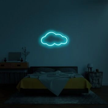 Cloud Neon Sign for Relaxing and Peaceful Decor