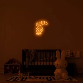 Tucan Neon Sign for Tropical and Fun Decor