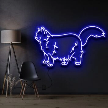 Ragdoll Cat Neon Sign for Cat Lovers and Pet Spaces
