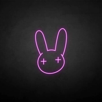 Rubbit 2&#39; neon sign