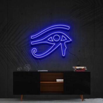 Eye Of Horus Neon Sign for Protection and Egyptian Decor