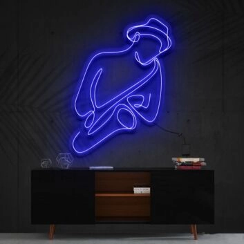 Jazz Vibes Neon Sign for Music Lovers and Relaxing Spaces