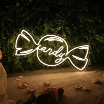 Candy Neon Sign for Sweet and Fun Decor