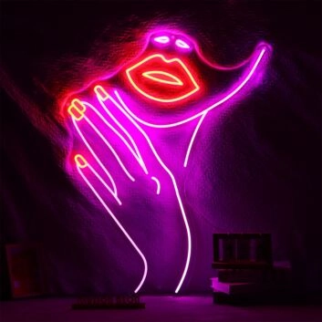 Nails Neon Sign for Beauty and Personal Care Spaces