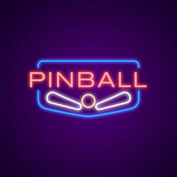 Pinball Neon Sign for Gamers and Entertainment Spaces