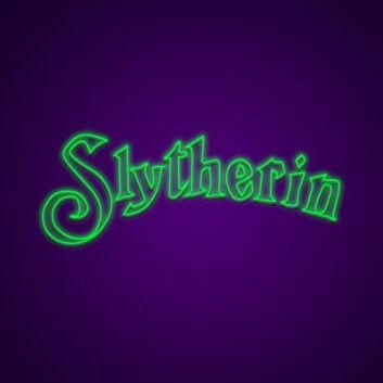 Slytherin Neon Sign for Harry Potter Fans