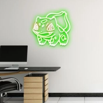 Balbasaur Neon Sign for Anime Fans and Fun Spaces
