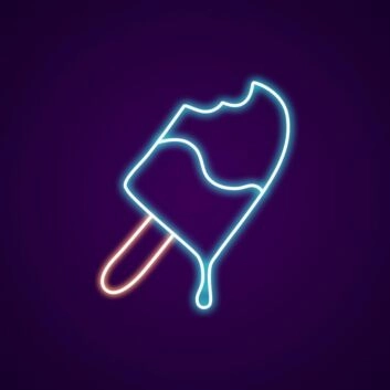 Ice Popsicle Neon Sign for Refreshing and Fun Spaces