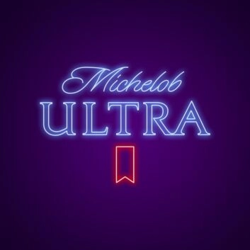 Michelob Ultra Neon Sign for Bars and Social Spaces